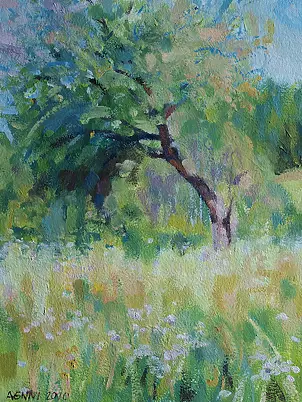 Agnieszka Nizegorodcew - blooming apple tree