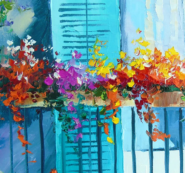 Olha Darchuk - Blooming balcony
