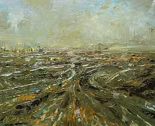 Marek Kubski - Muddy road (technique filler)