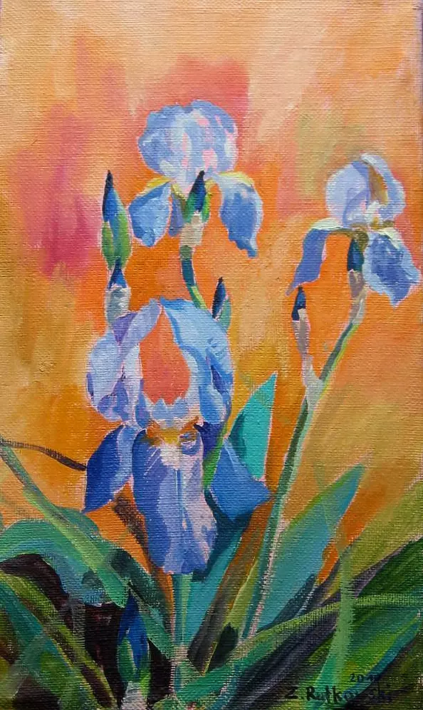Zdzisław Rutkowski - Niebieskie irysy