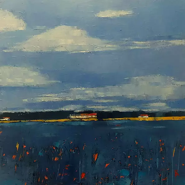 Kestutis Jauniskis - Blue Landscape 1