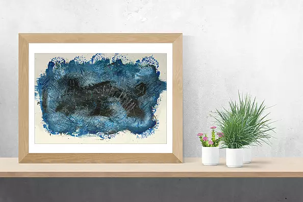 Amelia Augustyn - Blue abstract