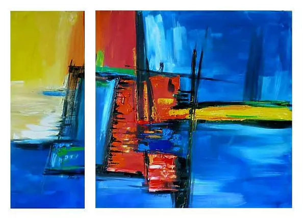 Dorota Łaz - BLUE ABSTRACTION