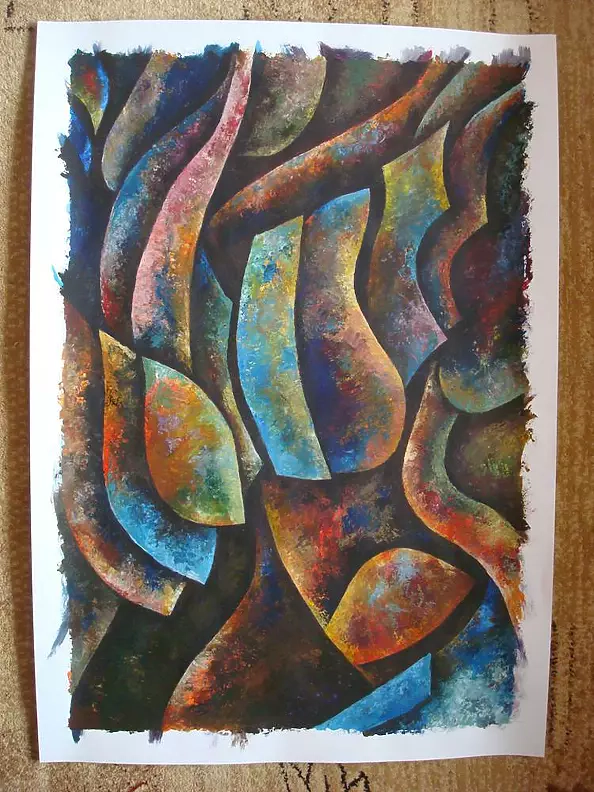 Mariusz Malinowski - Blue mysterious fragment