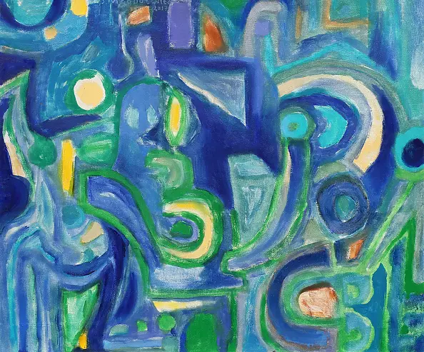 Stanisław Młodożeniec - Blue