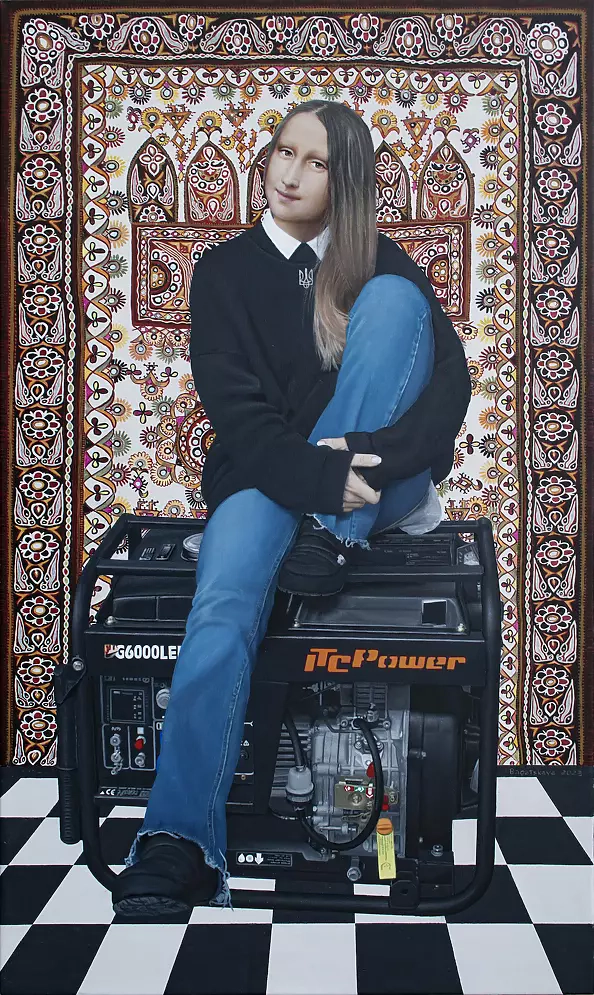 Nataliya Bagatskaya - Bluza z herbem, jak u Zełenskiego