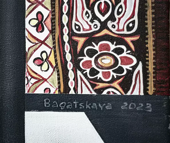 Nataliya Bagatskaya - Bluza z herbem, jak u Zełenskiego