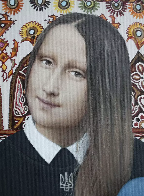 Nataliya Bagatskaya - Bluza z herbem, jak u Zełenskiego