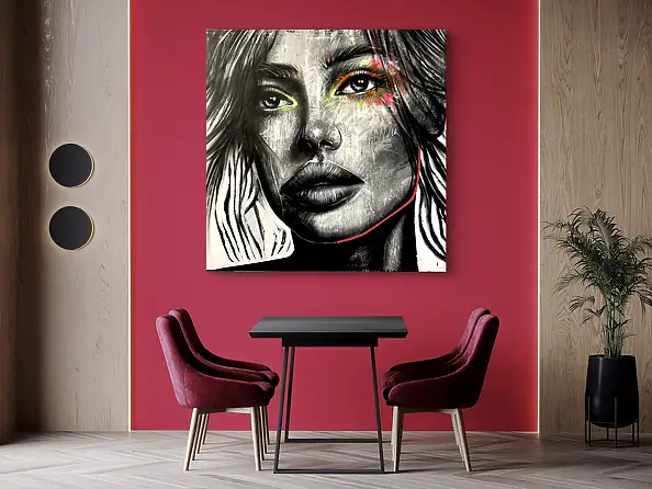 Szymon Hołubowski, , Acrylic painting, Mixed media - canvas, 120 x 120