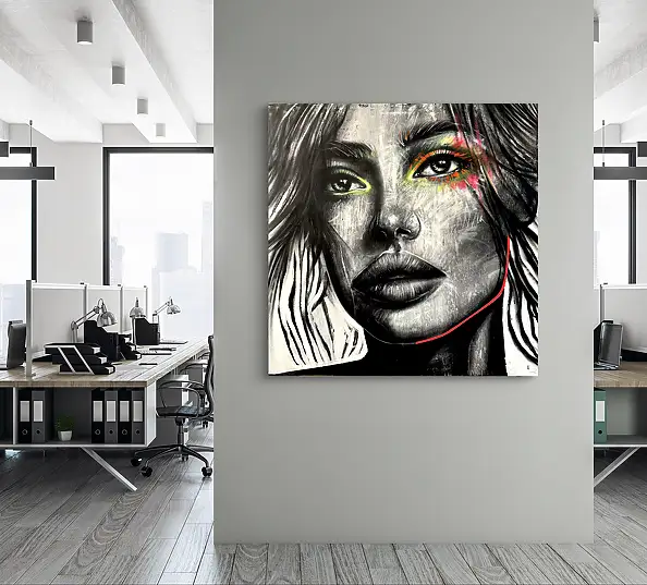 Szymon Hołubowski, , Acrylic painting, Mixed media - canvas, 120 x 120