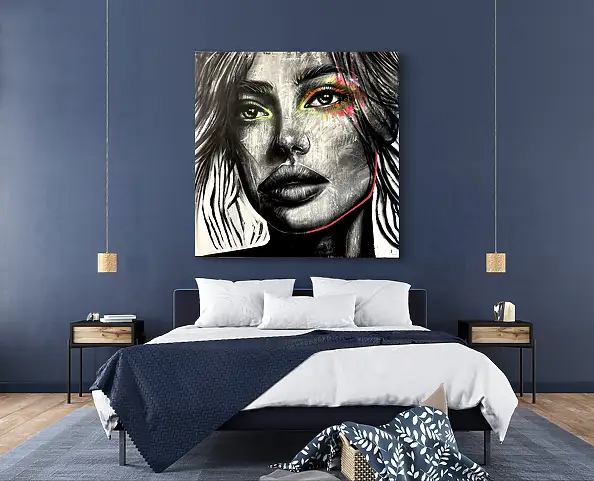 Szymon Hołubowski, , Acrylic painting, Mixed media - canvas, 120 x 120