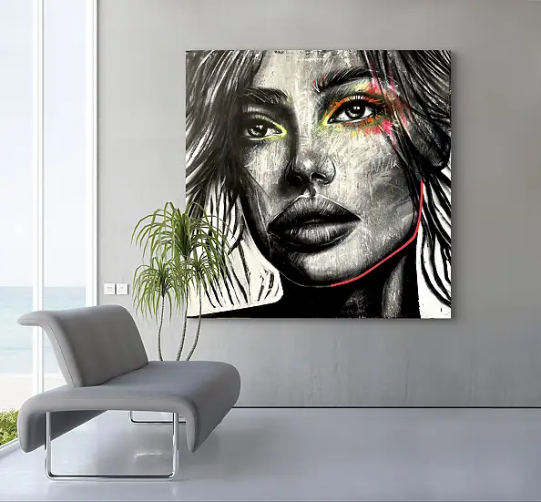 Szymon Hołubowski, , Acrylic painting, Mixed media - canvas, 120 x 120