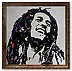 ADAM Raid, Bob Marley, Weitere, Collage, Acrylgemälde - tafel, Leinwand, 95 x 95