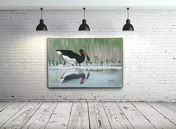Agnieszka Mantaj - black stork