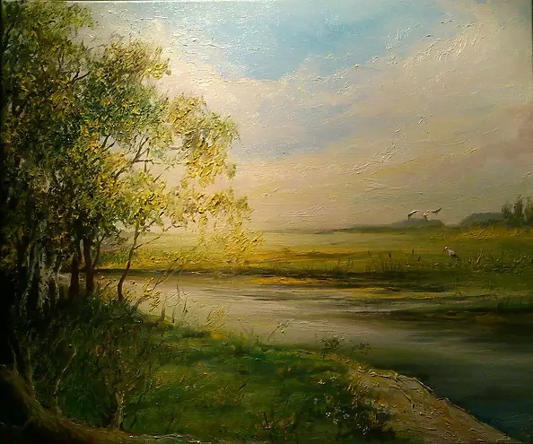 Tomasz Jaxa Kwiatkowski -  Stork meadow