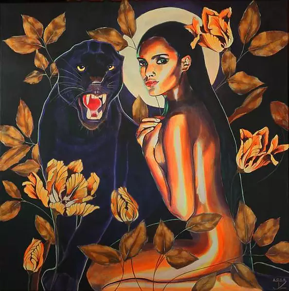 Janina Zaborowska - goddess panther