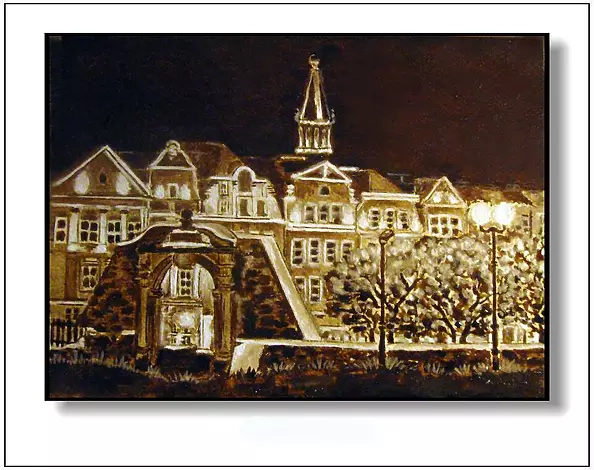 Jolanta Dusza - Bolesławiec- fragment Starówki