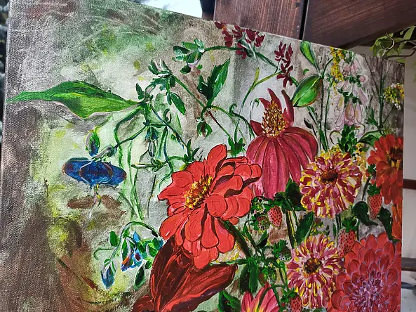 LUCYNA Wiech - Kastanienbrauner Strauß