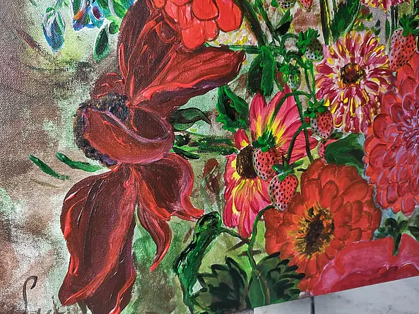 LUCYNA Wiech - Kastanienbrauner Strauß