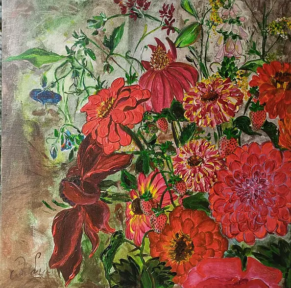 LUCYNA Wiech - Kastanienbrauner Strauß