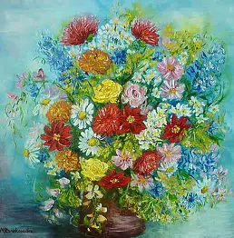 Maria Roszkowska - Bouquet from the garden