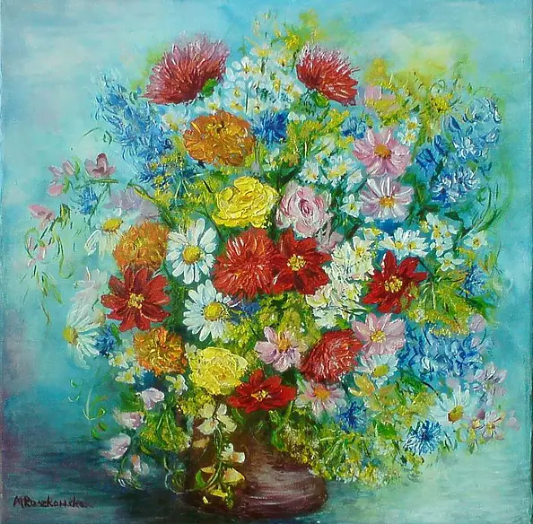 Maria Roszkowska - Bouquet from the garden
