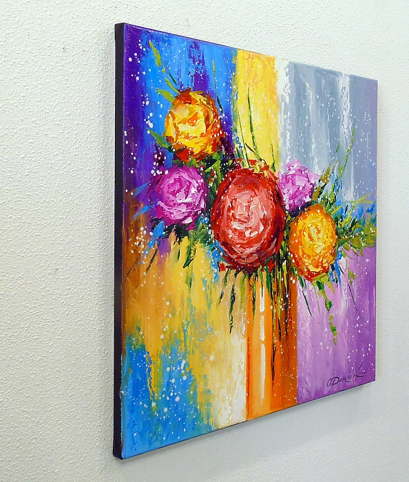 Olha Darchuk - Bouquet of bright flowers