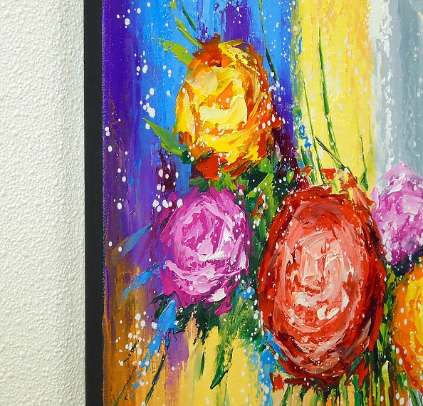 Olha Darchuk - Bouquet of bright flowers