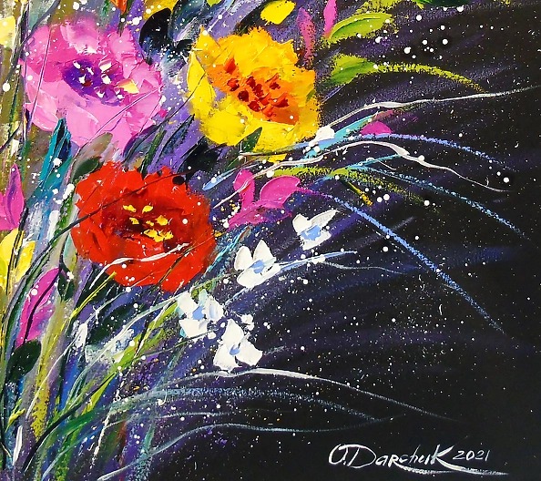 Olha Darchuk - Bouquet of flowers for happiness
