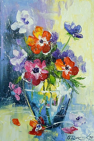 Olha Darchuk - Bouquet of forest flowers