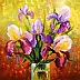 Olha Darchuk - Bouquet of irises