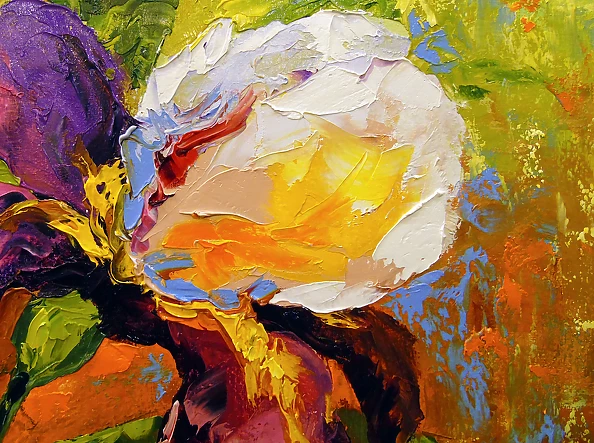 Olha Darchuk - Bouquet of irises