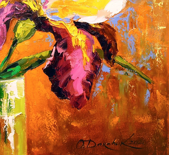 Olha Darchuk - Bouquet of irises