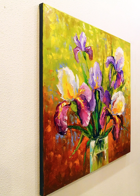Olha Darchuk - Bouquet of irises