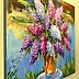 Olha Darchuk - Bouquet of lilac by the pond