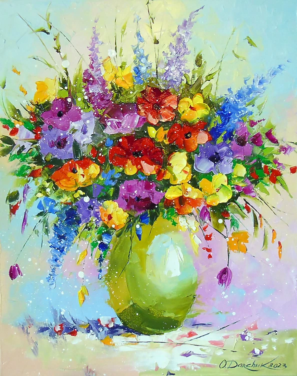 Olha Darchuk - Bouquet of meadow flowers