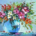 Olha Darchuk - Bouquet de fleurs d'été dans un vase