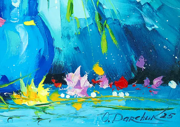 Olha Darchuk - Bouquet of summer flowers in a vase