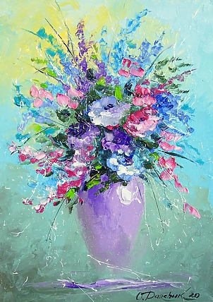 Olha Darchuk - Bouquet of summer flowers