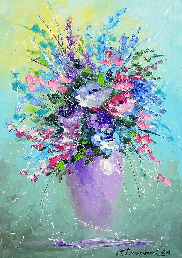Olha Darchuk - Bouquet of summer flowers