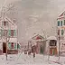 Maurice Utrillo - Bourg la Reine, sous la neige