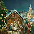 Grzegorz Ziółkowski, The Birth of Jesus, Oil painting - canvas, 50 x 70