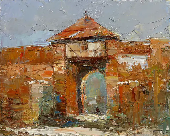 Krzysztof Tracz - Brama Młyńska w Pasłęku