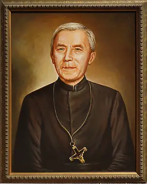 Zbigniew Suwała, Bruder Antoni Kowalczyk OMI, Acrylgemälde - Leinwand, 77 x 102