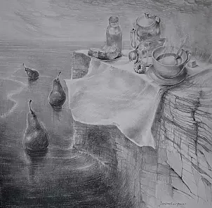 Viktory Mazovetskaya - Breakfast on the cliff