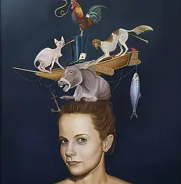 Frank Kortan, Bremer Hut, Масляная картина - холст, 50 x 60
