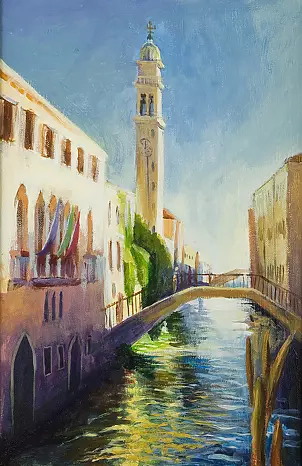 Renata Rychlik - Bridge over canal Venetian