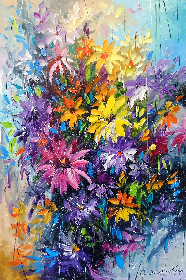 Olha Darchuk - Bright dance of flowers