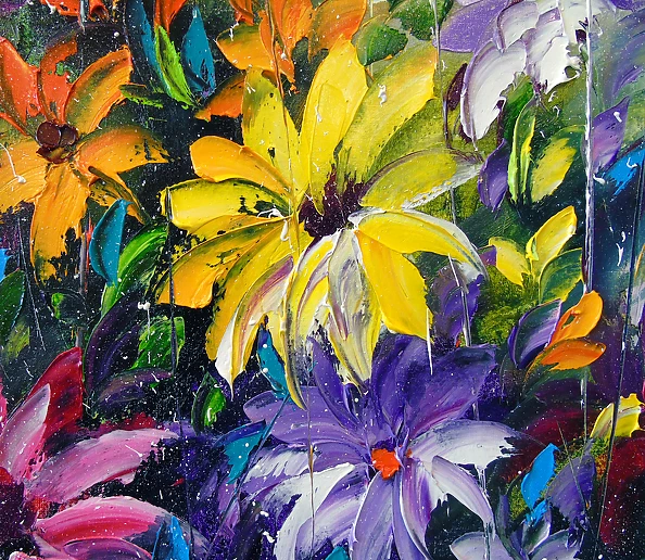 Olha Darchuk - Bright dance of flowers