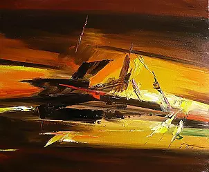   - BRĄZOWA ABSTRAKCJA